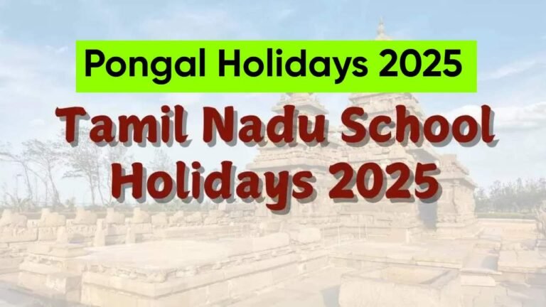 Pongal Holidays 2025