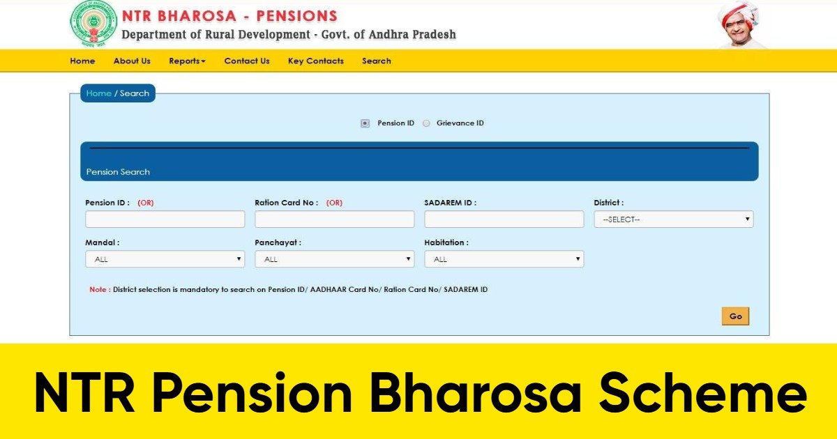 NTR Pension Bharosa Scheme