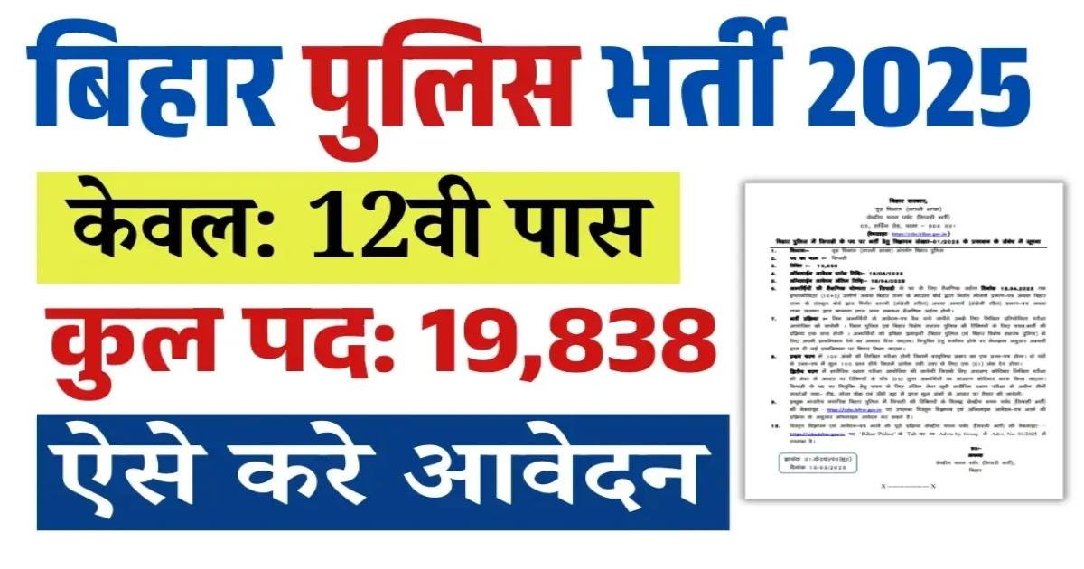 Bihar Police Vacancy 2025