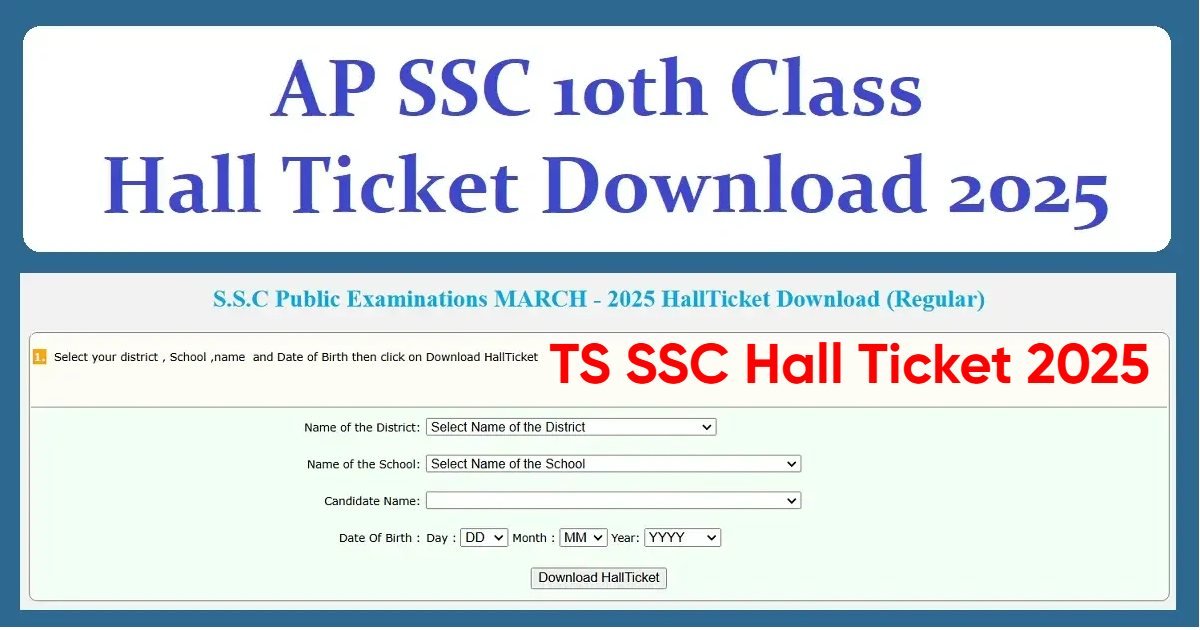 TS SSC Hall Ticket 2025