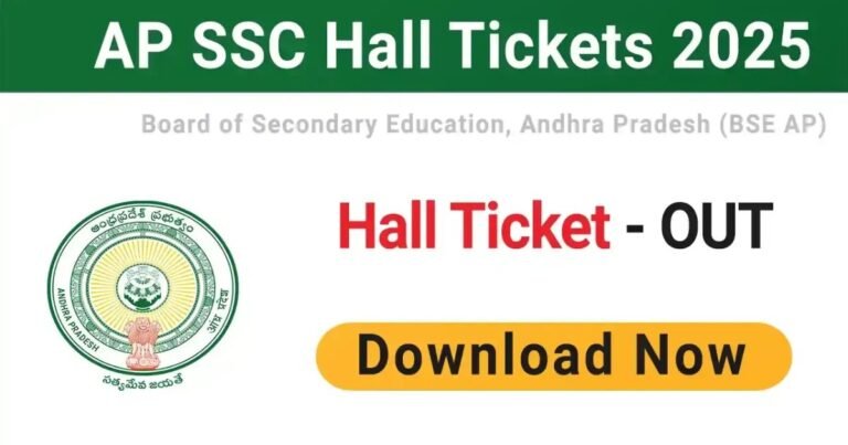 AP SSC Hall Tickets 2025