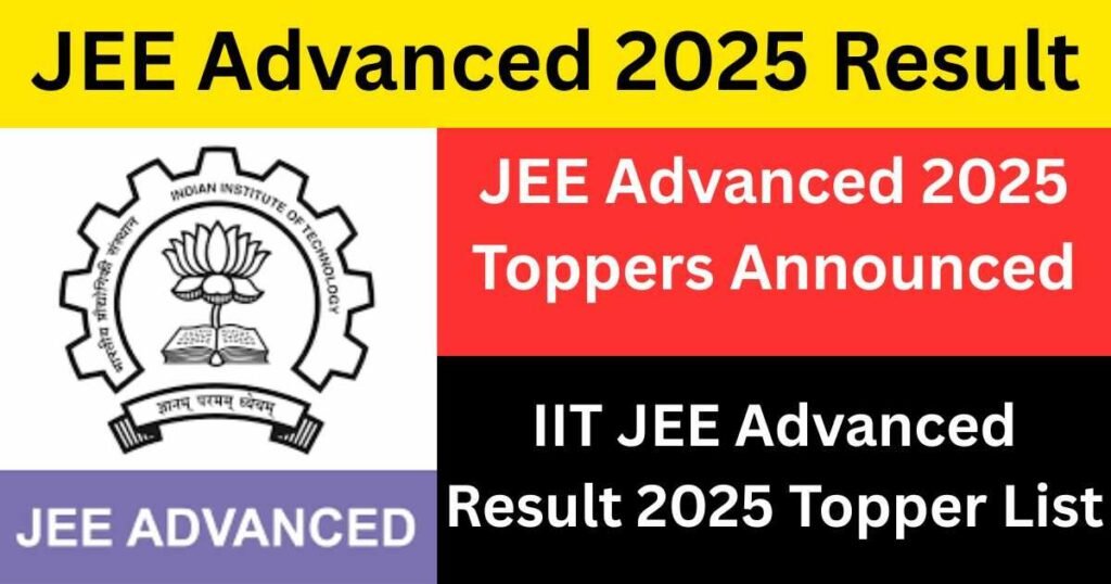 JEE Advanced 2025 Result Live: IIT JEE results out at jeeadv.ac.in ...
