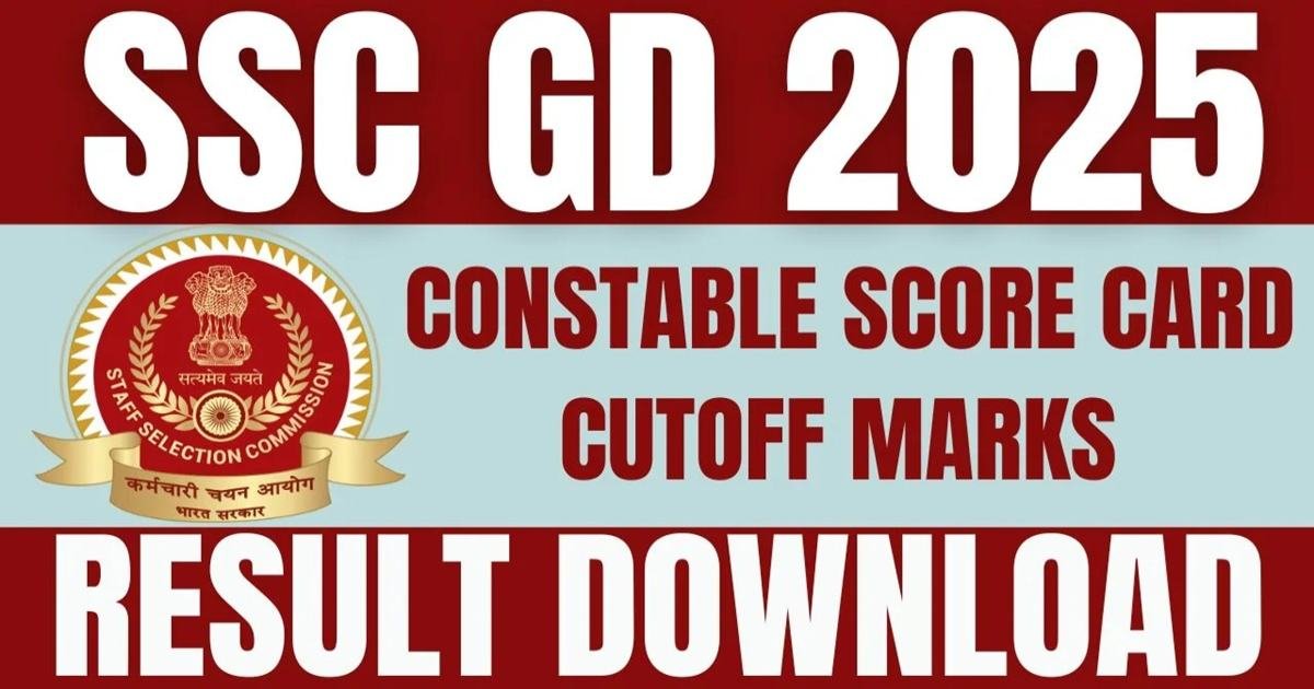 ssc gd constable final result 2025